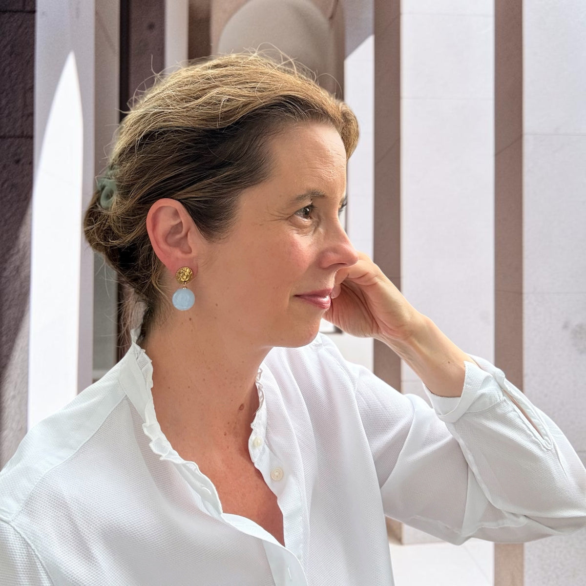 Pure Glow hellblau - unsere neuen zeitlos eleganten Ohrringe
