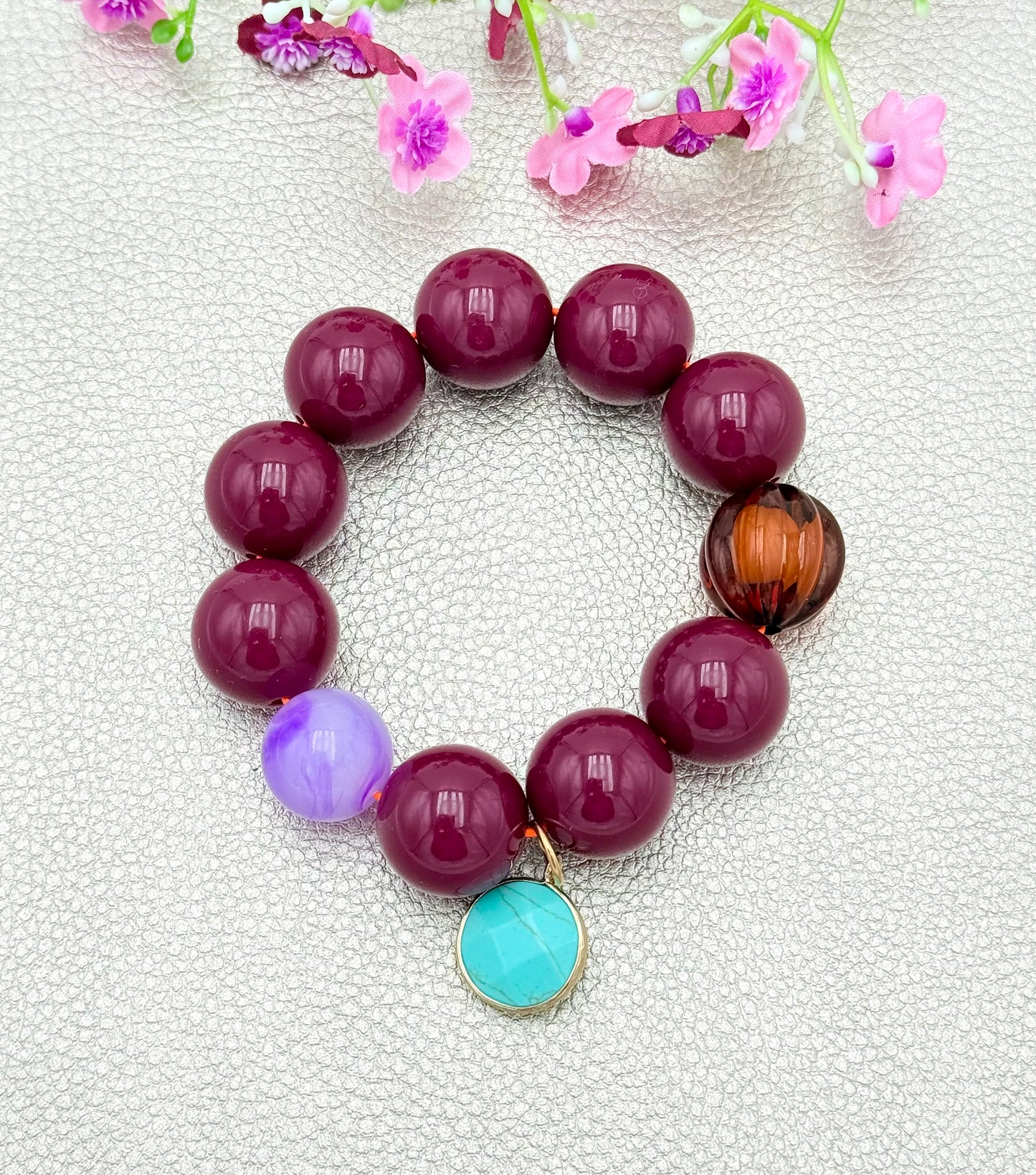 Armband glitzerblume*  SUPER BUBBLE # 21