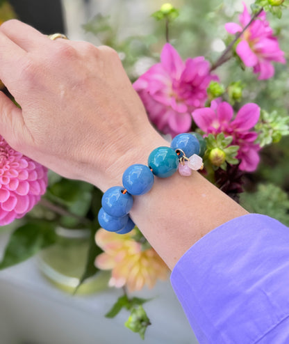 Armband glitzerblume*  SUPER BUBBLE # 15