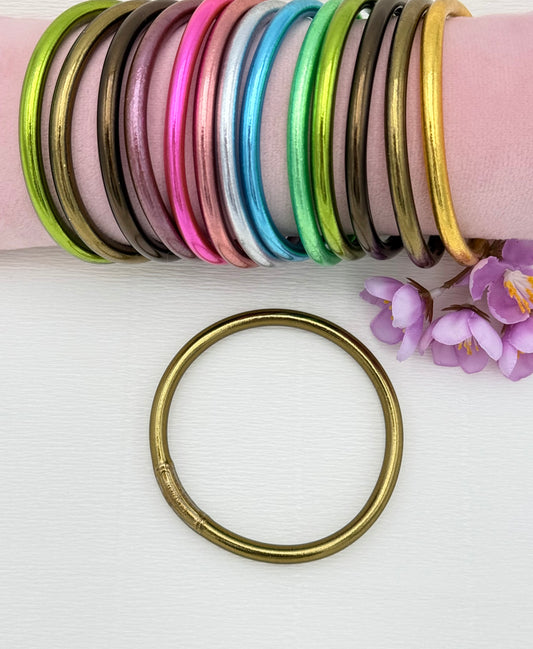 Buddha Armreif Antikgold