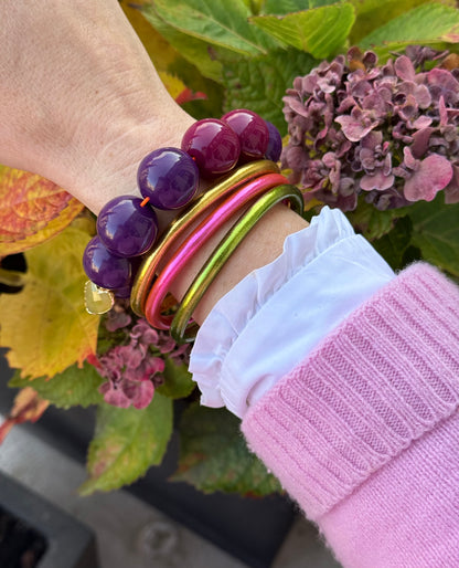 Armband glitzerblume*  SUPER BUBBLE # 30