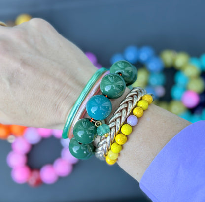 Armband glitzerblume*  SUPER BUBBLE # 17