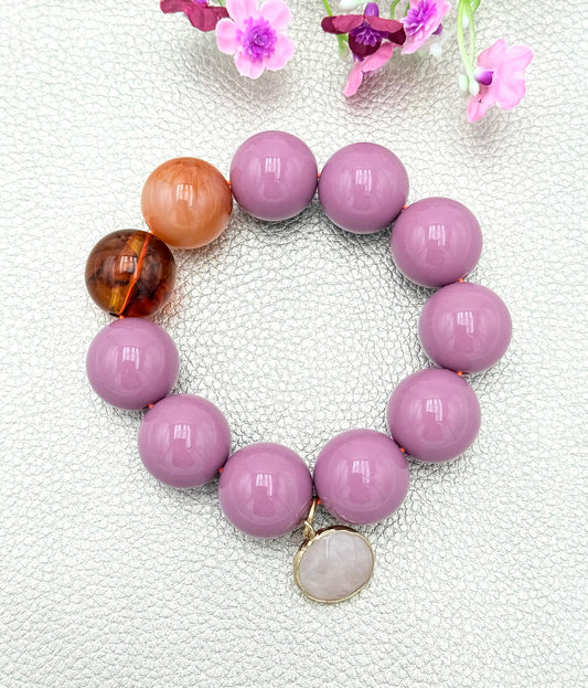 Armband glitzerblume*  SUPER BUBBLE # 34