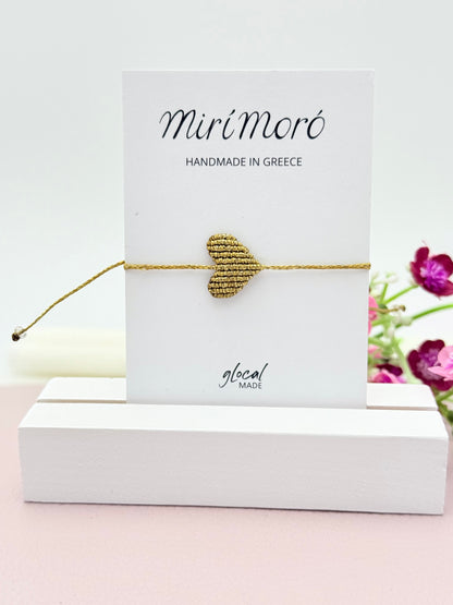 Herzarmband Small ganz in Gold