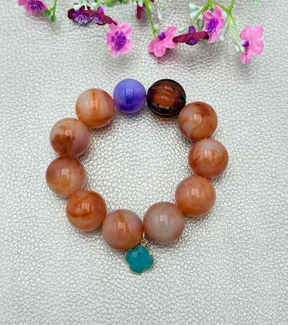 Armband glitzerblume*  SUPER BUBBLE # 26